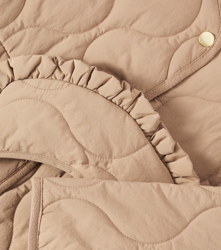 Molo Hailey Quilted Jacket In Sandalwood