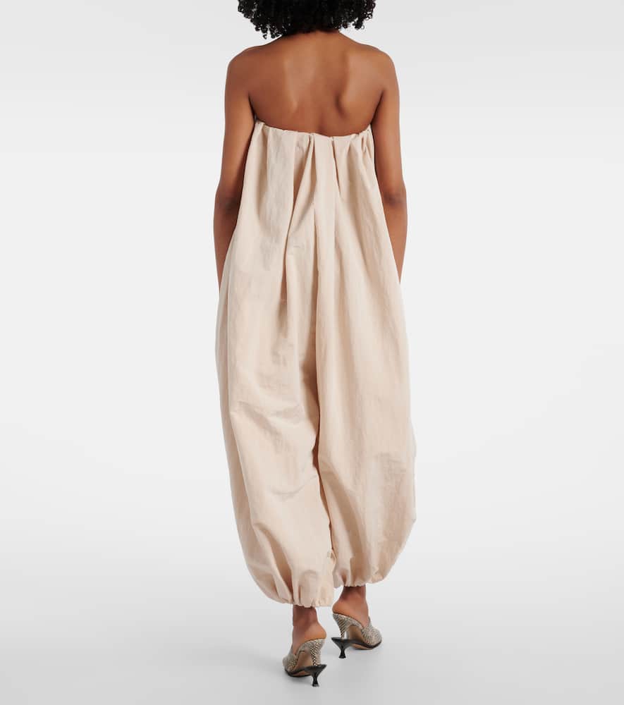 Jacquemus Pleated Casual Pants In Weiss