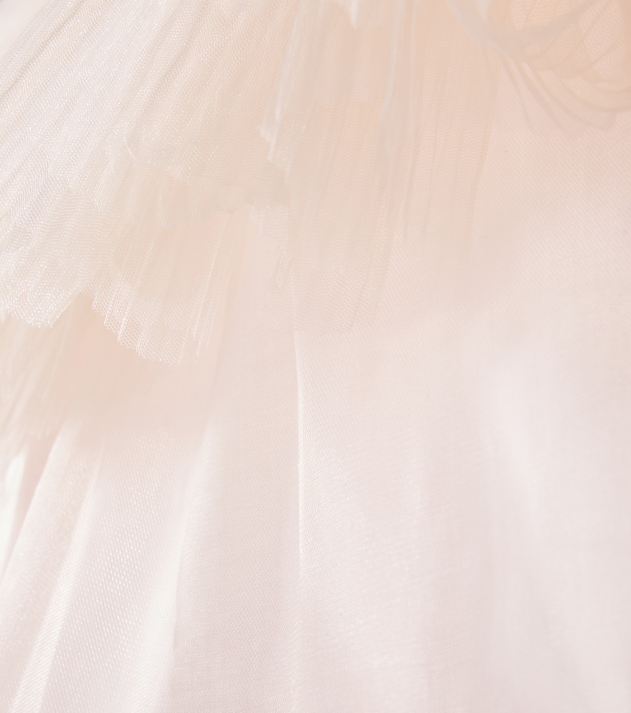  Petite Amalie Petite Amalie Ruffled Tulle Blouse 