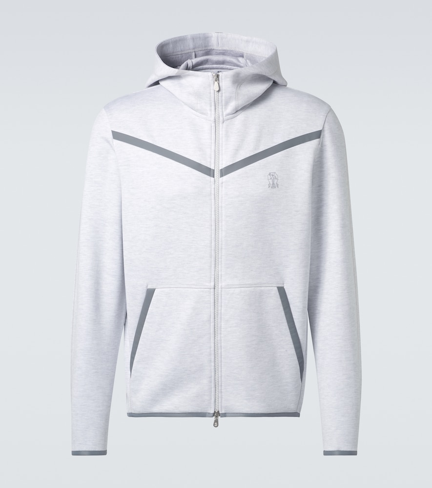 Brunello Cucinelli Veste capuche en coton mlang 1365 €