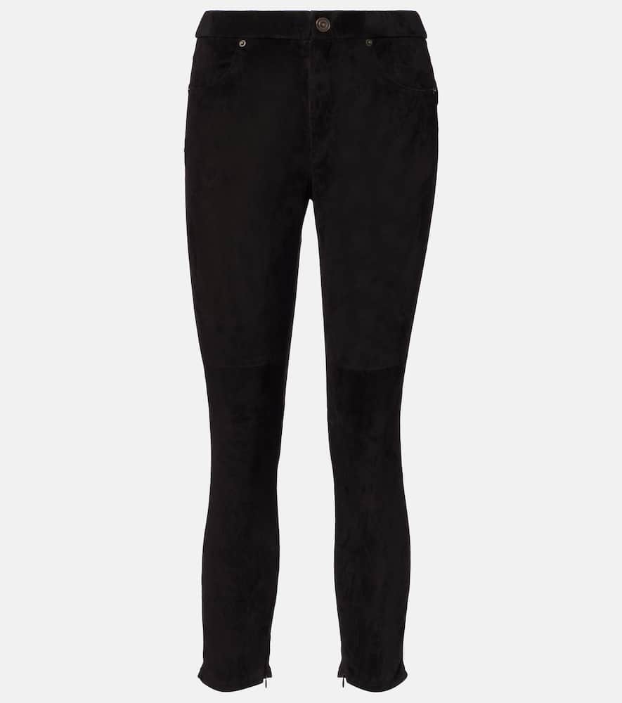 Dorothea suede slim pants