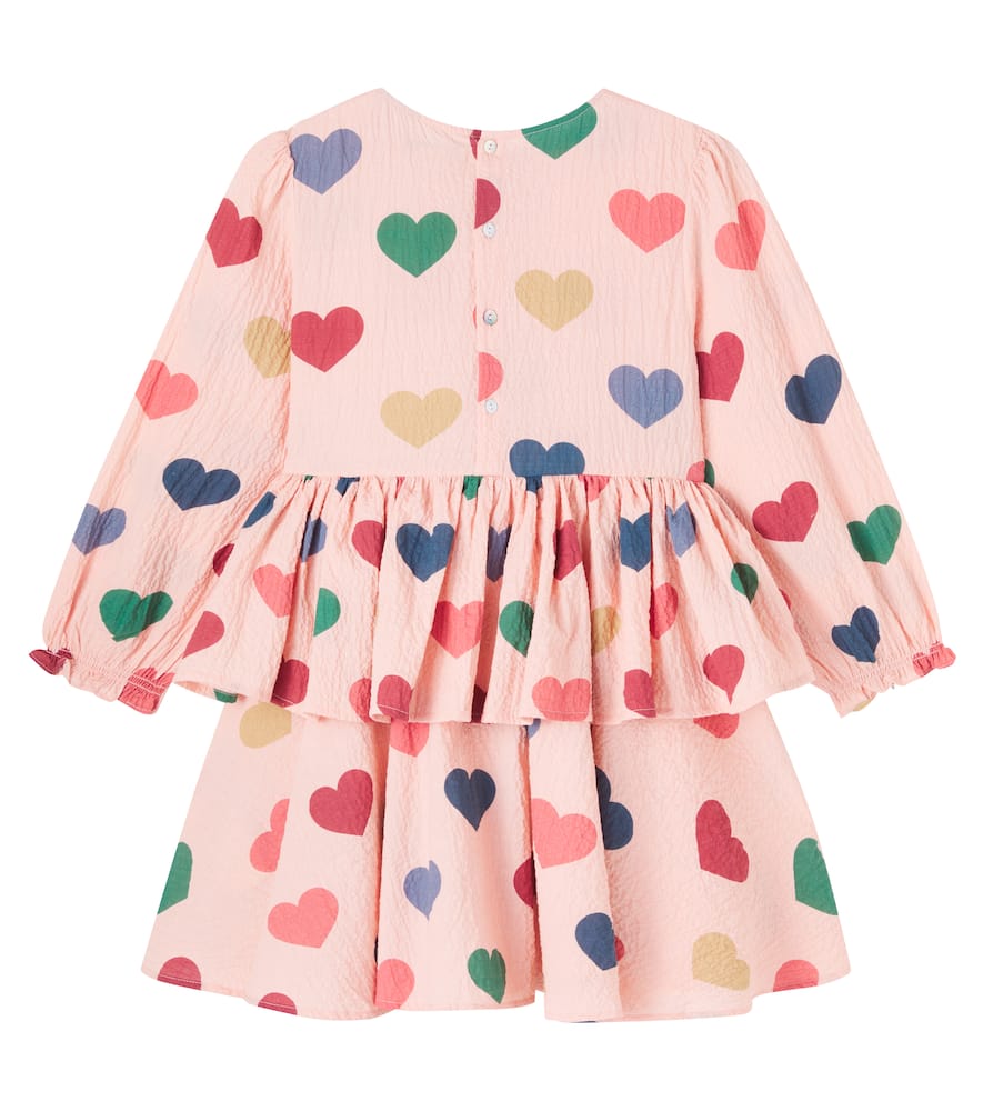 Konges Sløjd Elin Printed Cotton Seersucker Dress In Pink