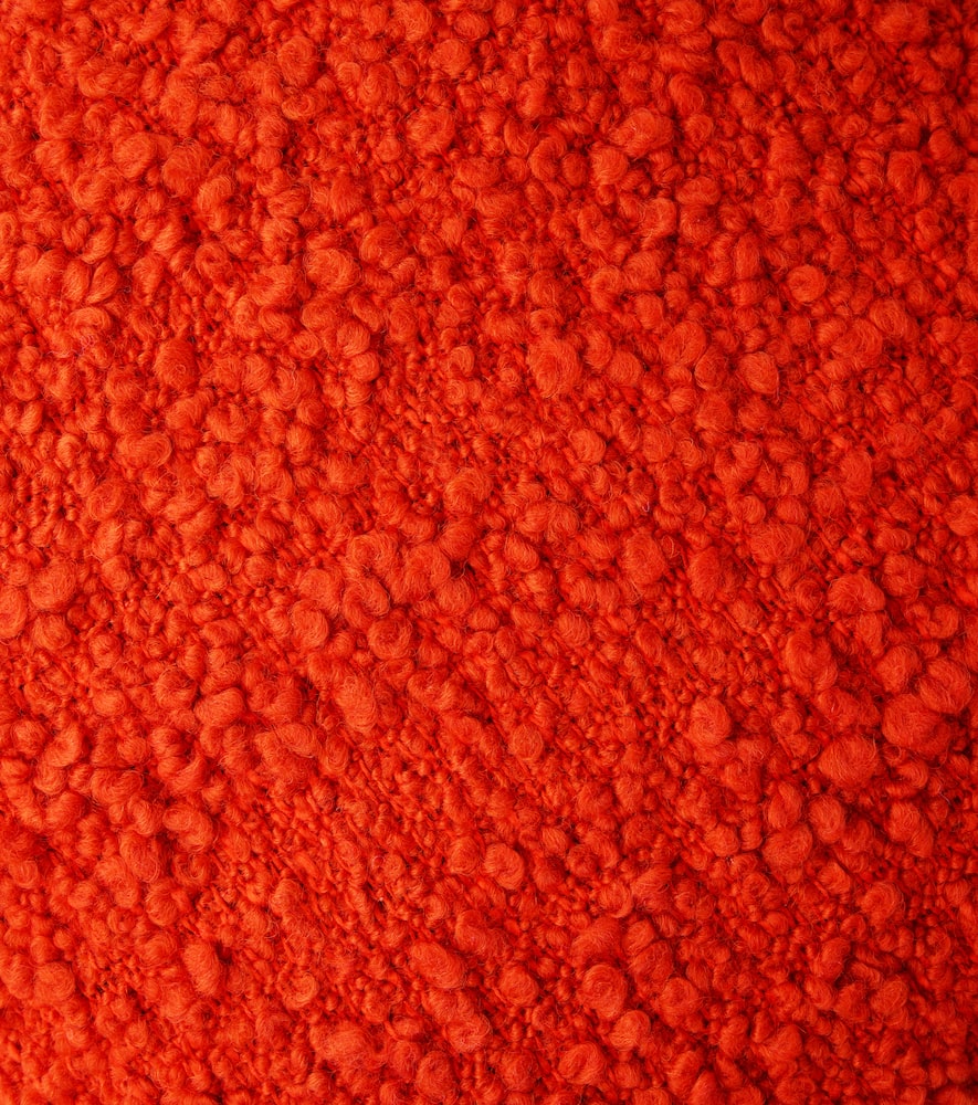 Tom Dixon Bobble Bouclé Cushion In Orange