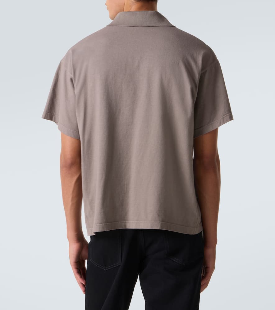 The Row Bry Cotton Polo Shirt In Multi