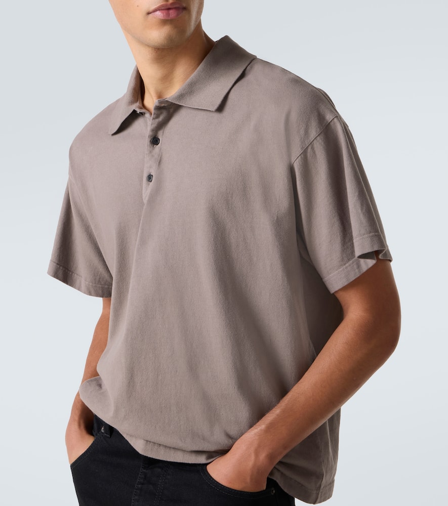 The Row Bry Cotton Polo Shirt In Multi