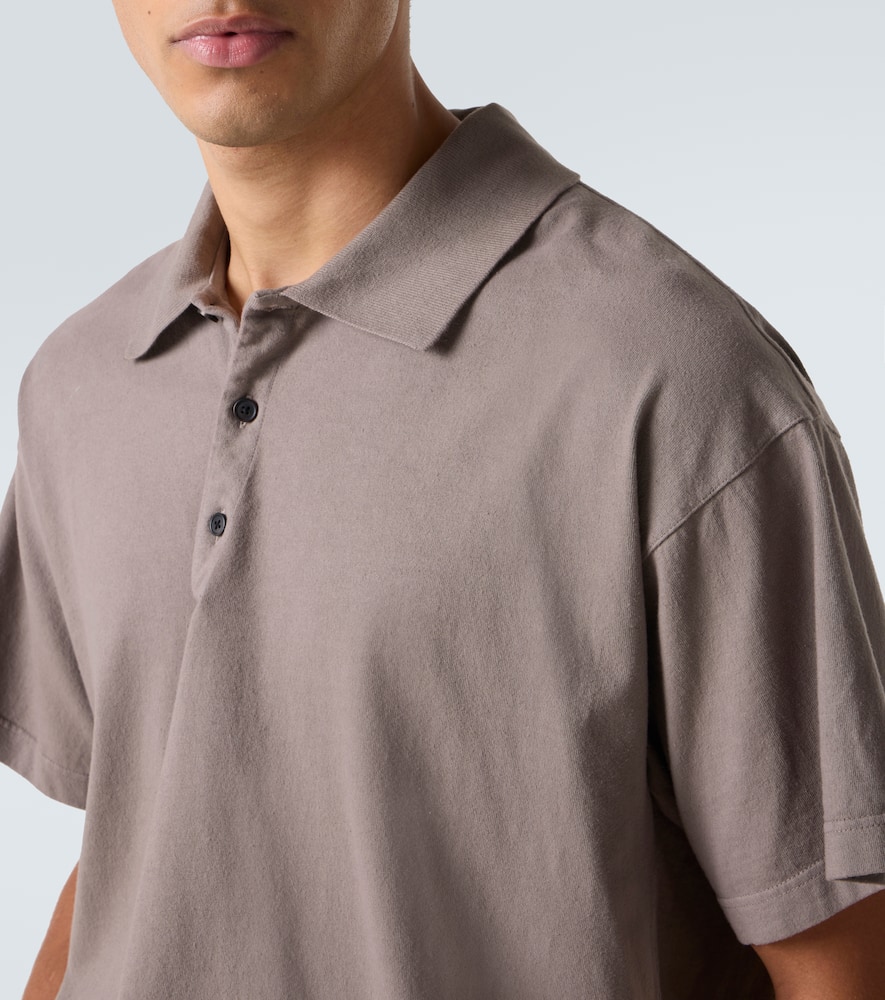 The Row Bry Cotton Polo Shirt In Multi