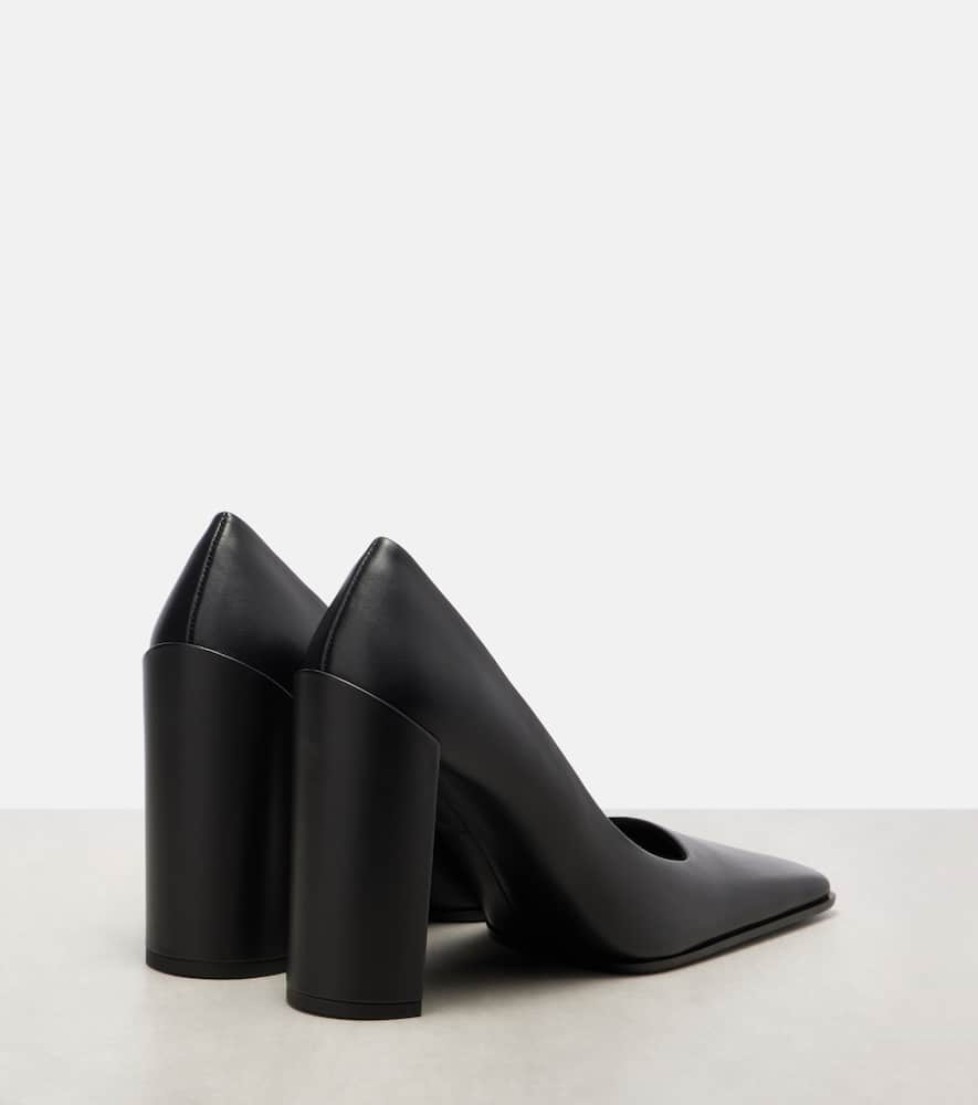 Alaïa Square 90 Leather Pumps In Black