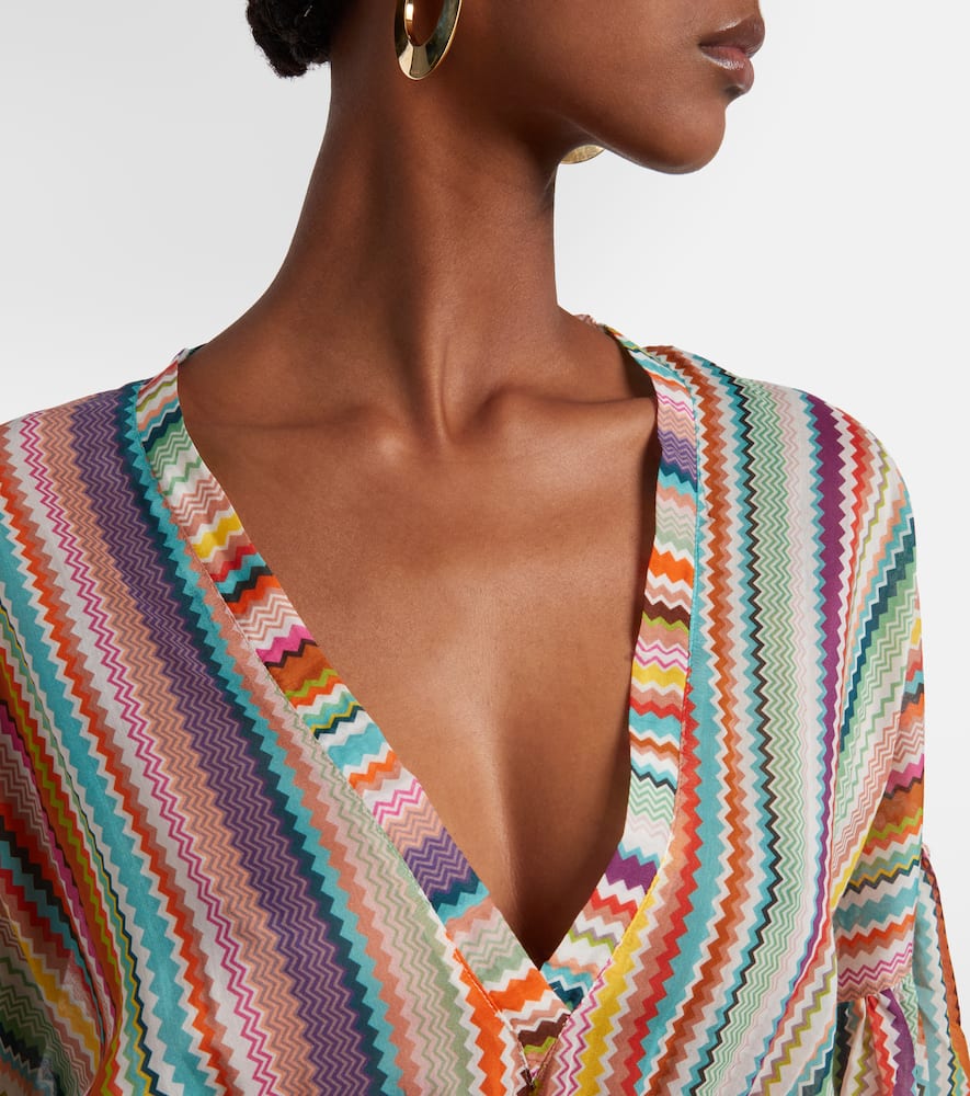 Missoni Zig Zag Maxi Dress In Multi