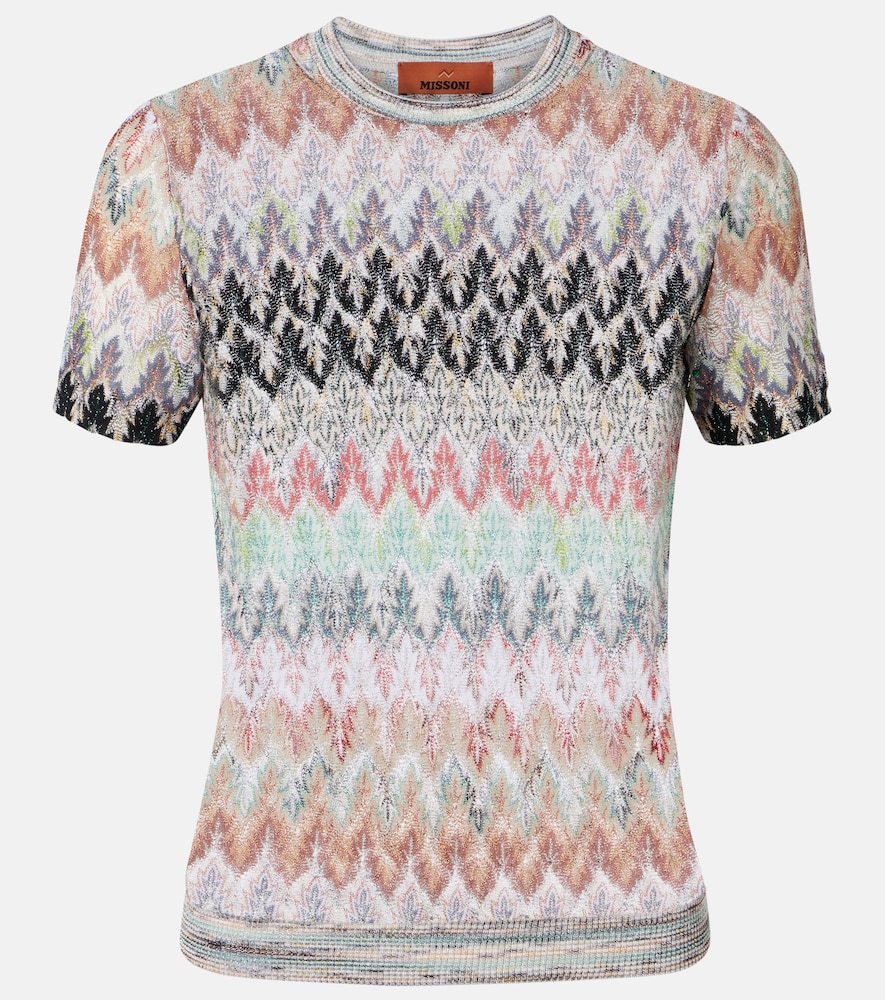 Missoni Zigzag lamé T-shirt