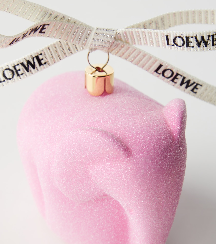  Loewe Loewe Elephant Glitter Glass Ornament 