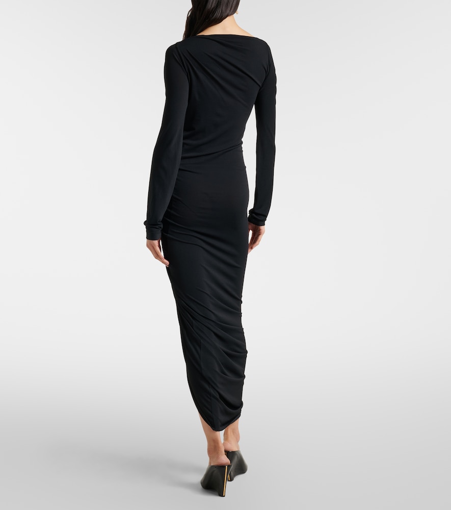  Ferragamo Ferragamo Midikleid Aus Jersey 
