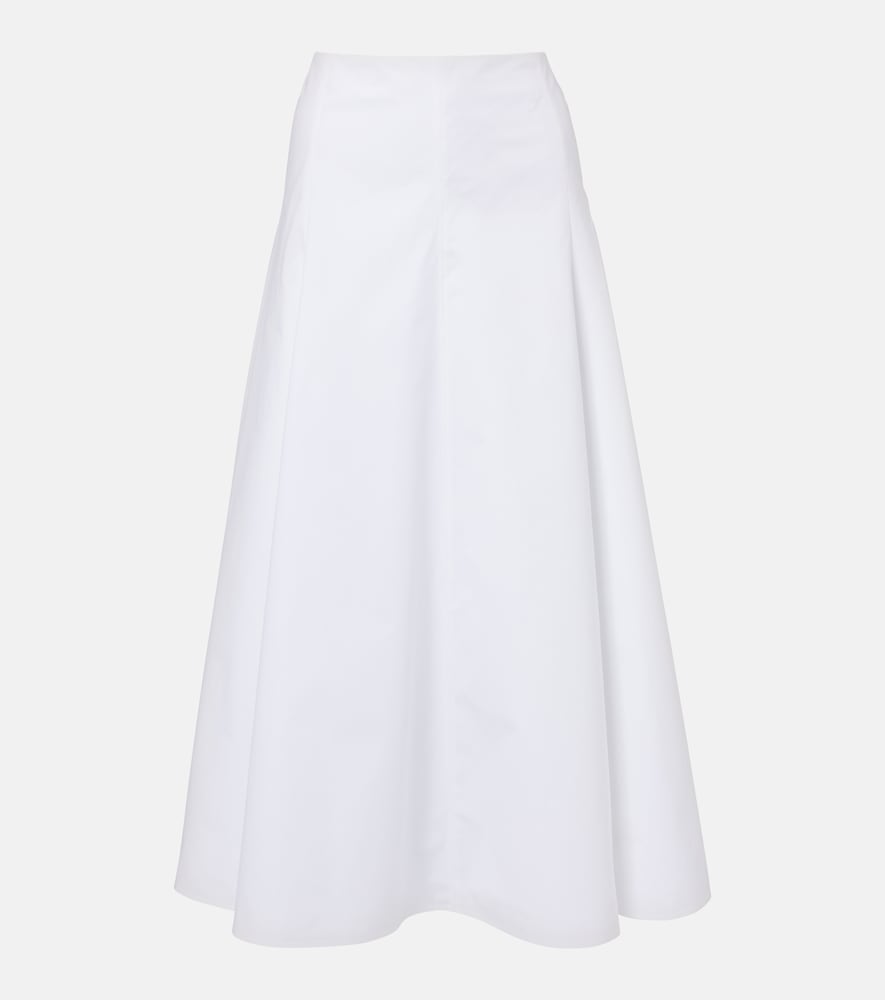 Jacquemus Triangle cotton-blend midi skirt