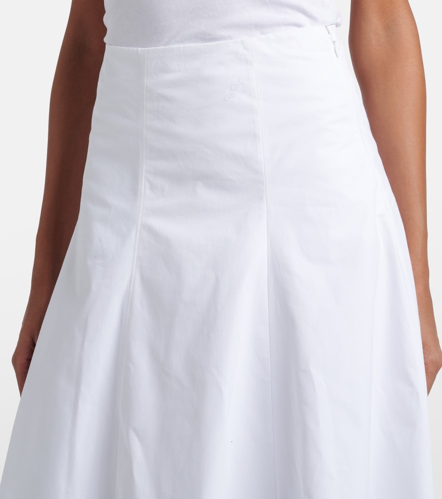  Jacquemus Jacquemus Triangle Cotton-blend Midi Skirt 