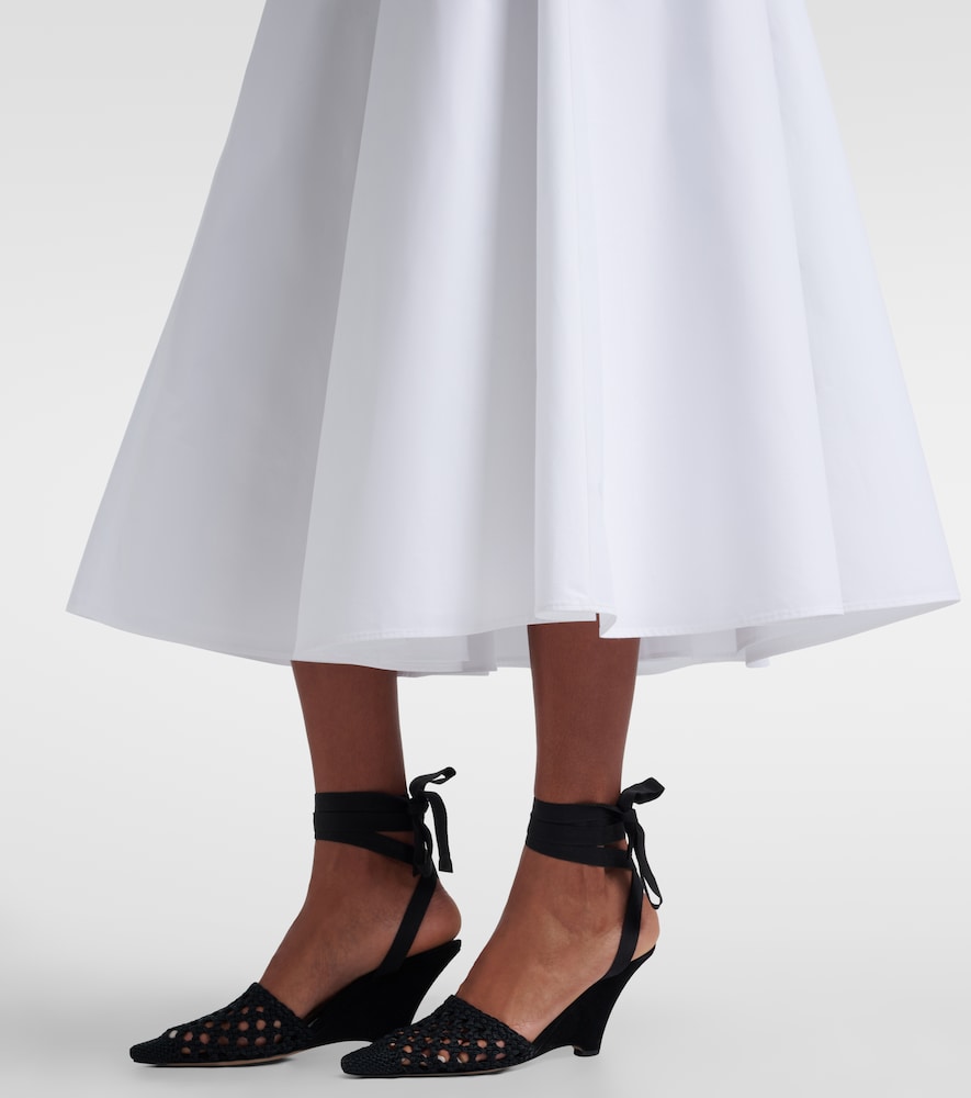  Jacquemus Jacquemus Triangle Cotton-blend Midi Skirt 