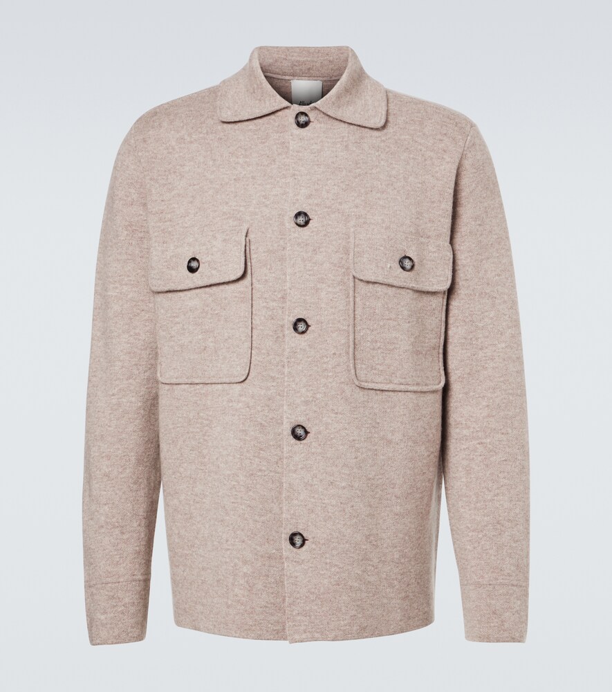 Allude Wool and Cashmere Overshirt