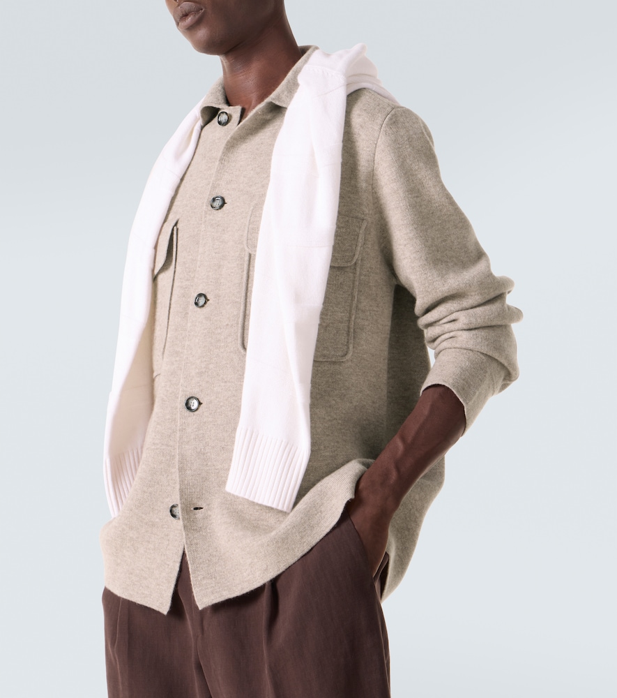  Allude Allude Wool And Cashmere Overshirt 