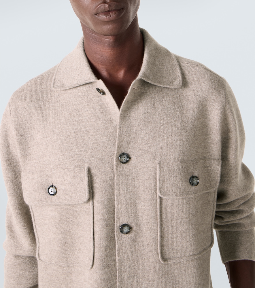  Allude Allude Wool And Cashmere Overshirt 