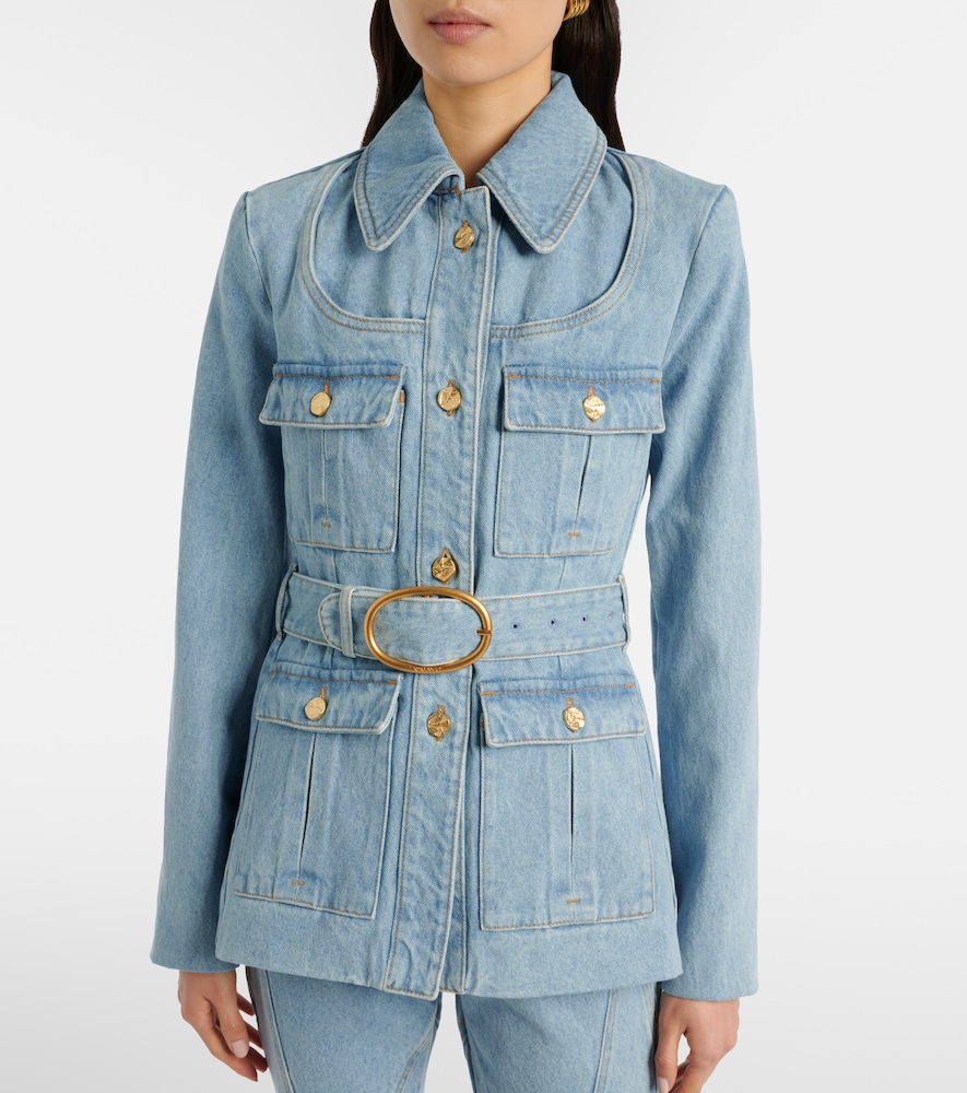 Belted Denim Jacket