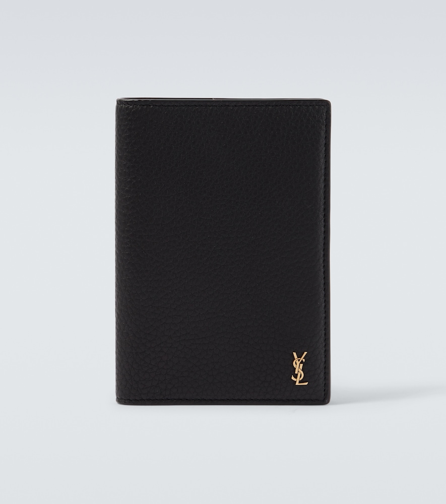 Saint Laurent Cassandre leather card holder