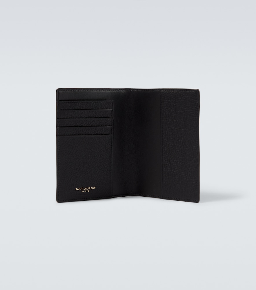 Saint Laurent Saint Laurent Cassandre Leather Card Holder 