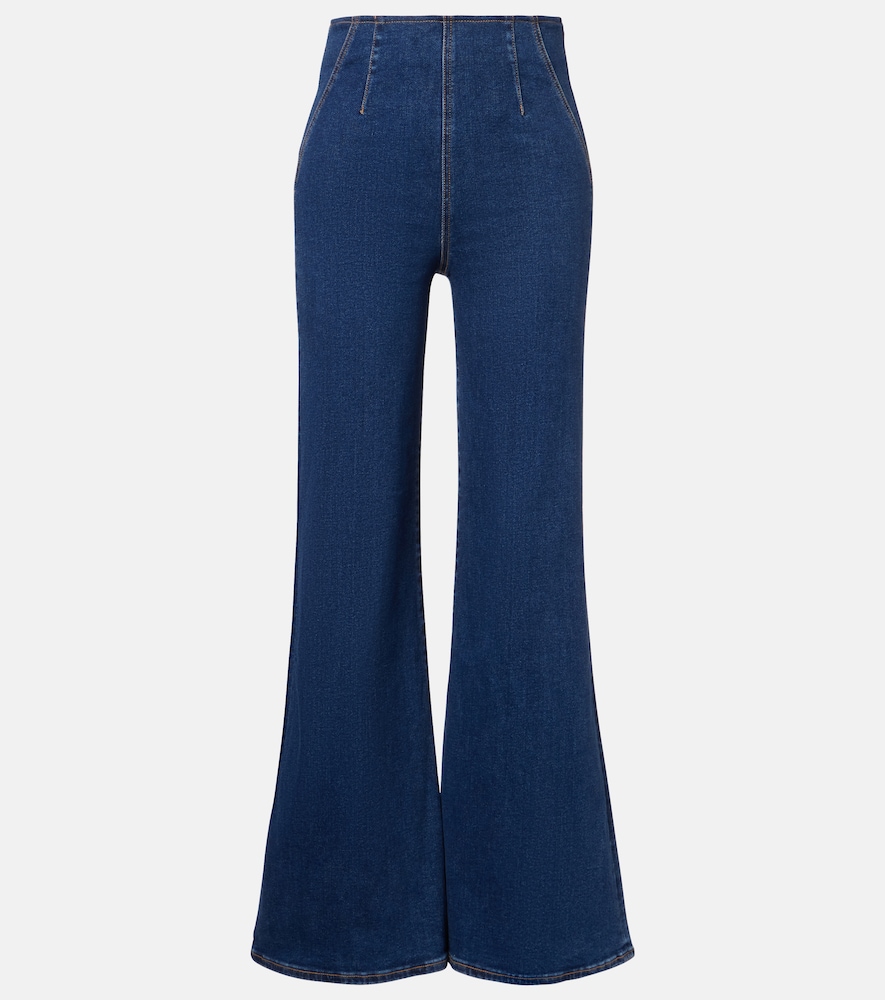 Veronica Beard Women's Blue Joplin Flared Jeans UK Size 16 - Mytheresa