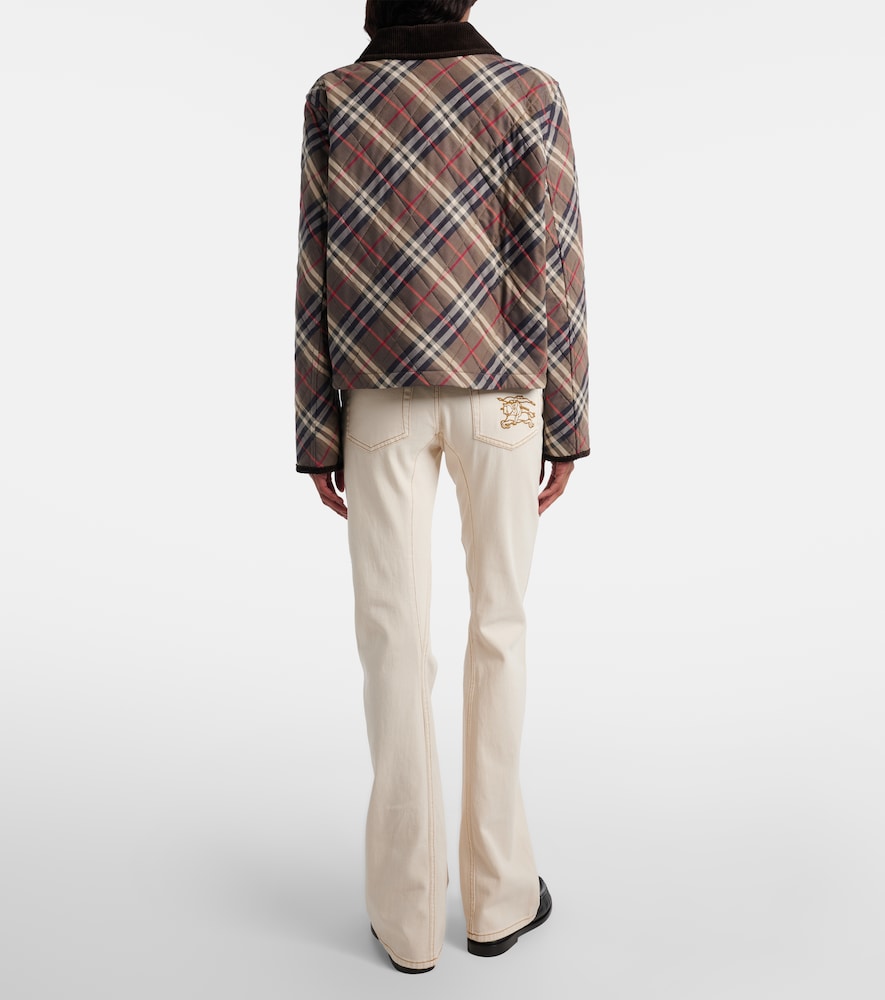  Burberry Burberry Embroidered Flared Jeans 