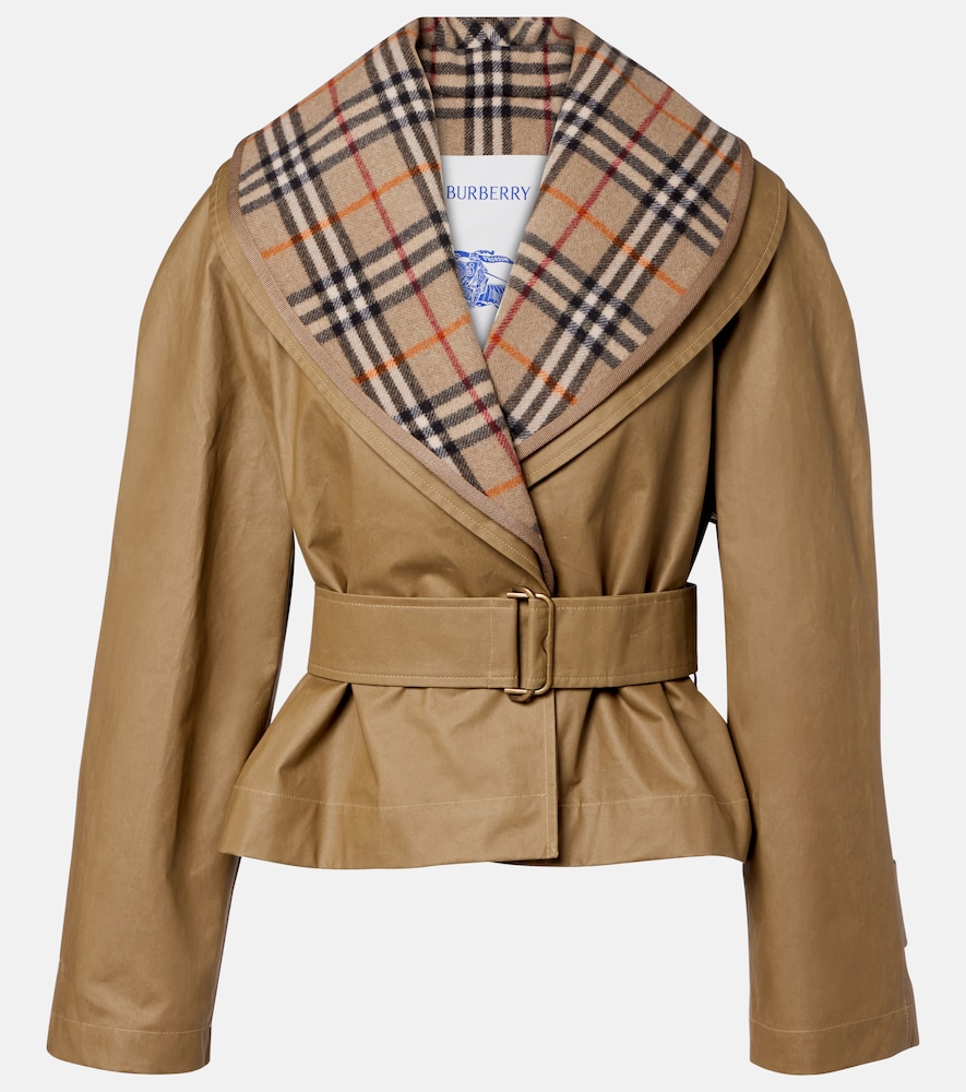 Burberry Check cotton jacket