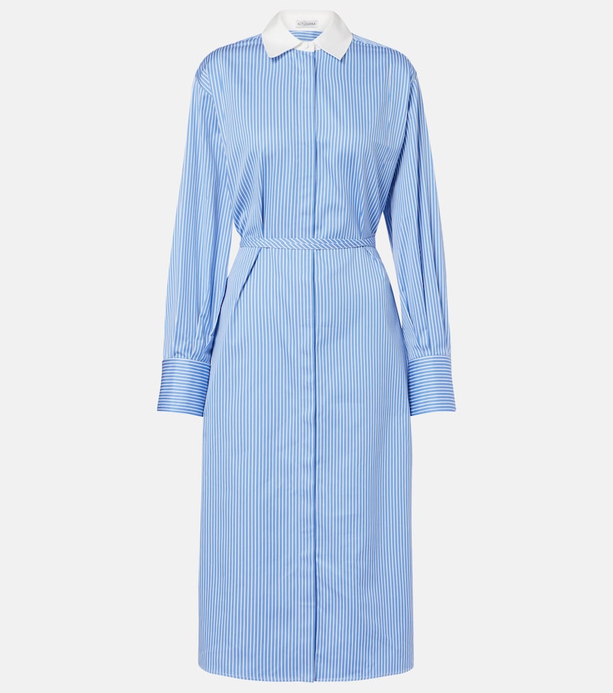 Altuzarra Floyd pinstripe cotton poplin shirt dress