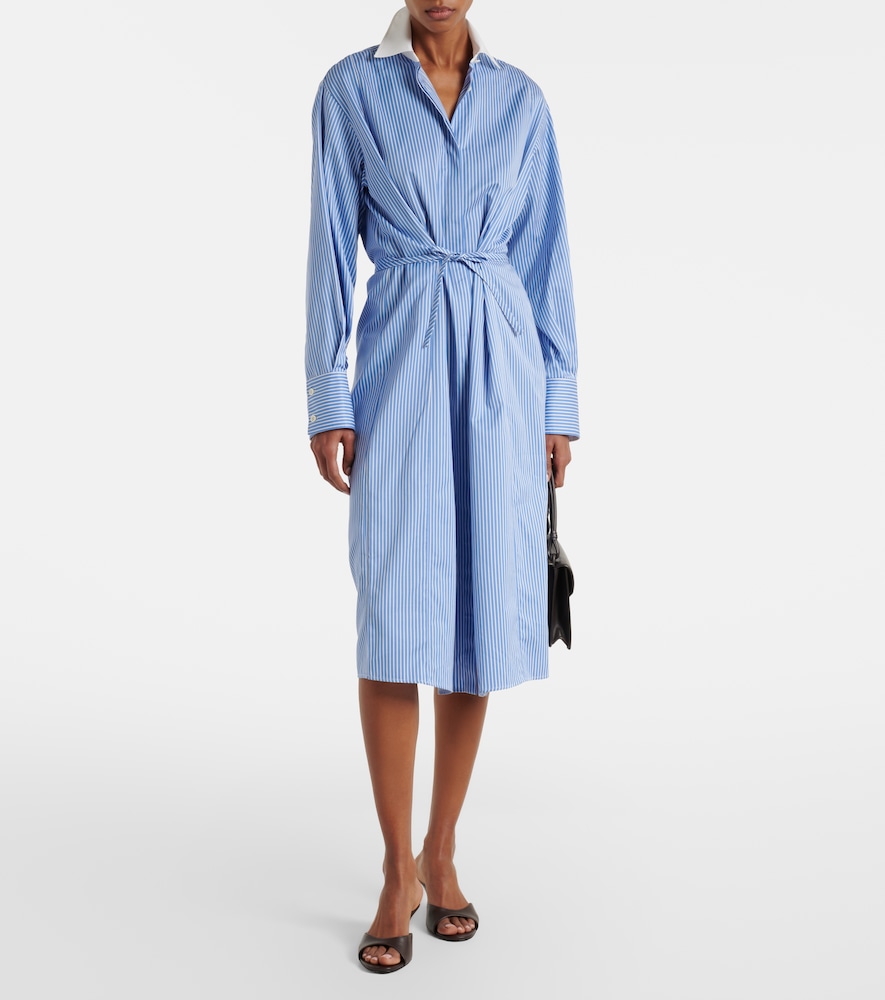 Altuzarra Floyd pinstripe cotton poplin shirt dress