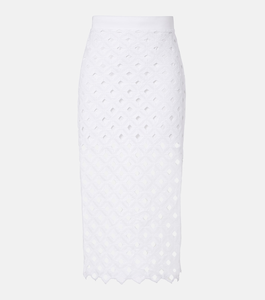 Max Mara Zorro macramé midi skirt