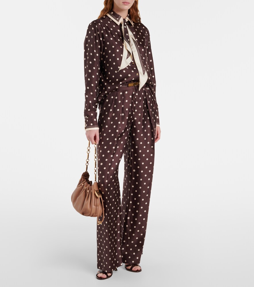 Zimmermann Polka-dot silk shirt