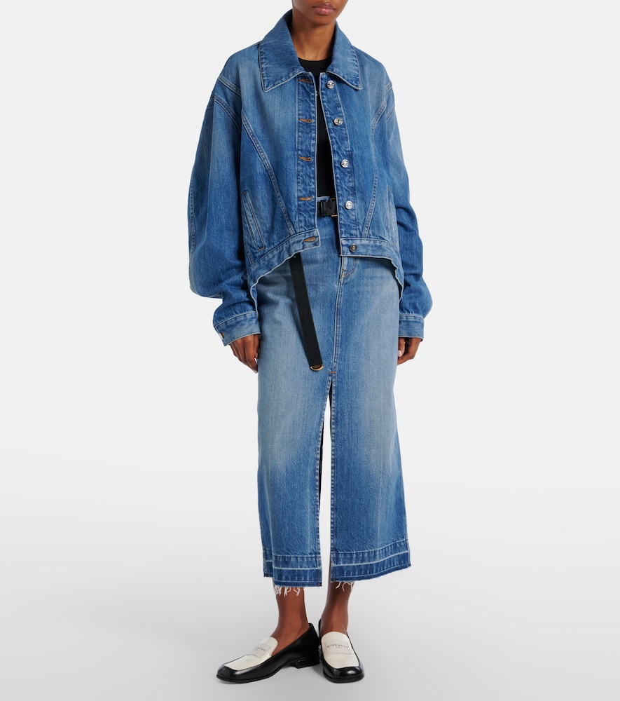  Givenchy Givenchy Deconstructed Oversized Denim Jacket 
