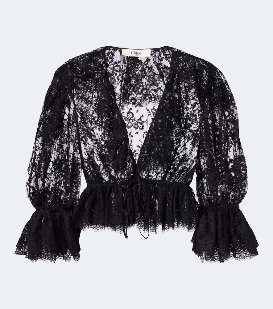 Chloé Bluse aus Spitze