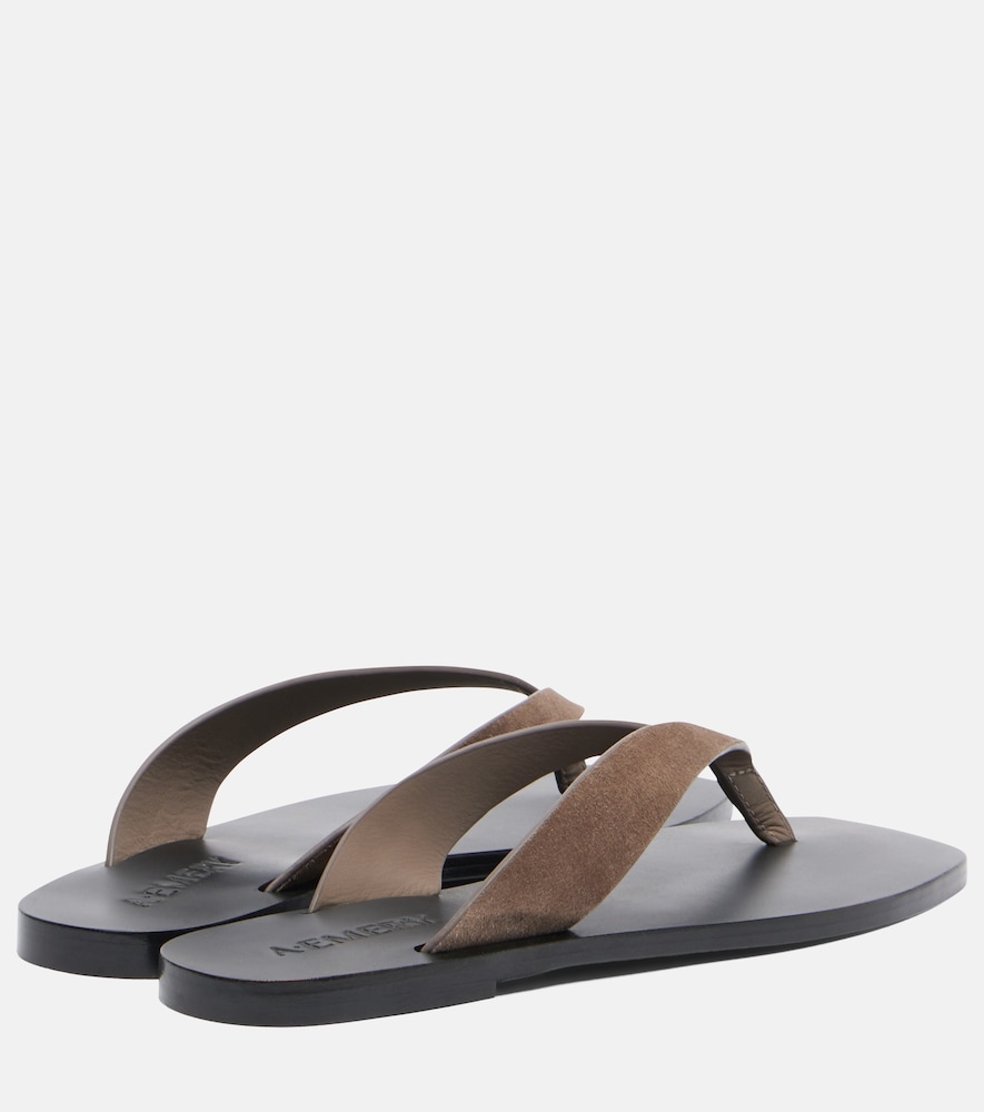 A.emery A.emery Kinto Suede Thong Sandals 