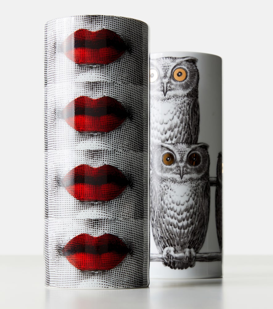  Fornasetti Fornasetti Bocche Small Porcelain Vase 