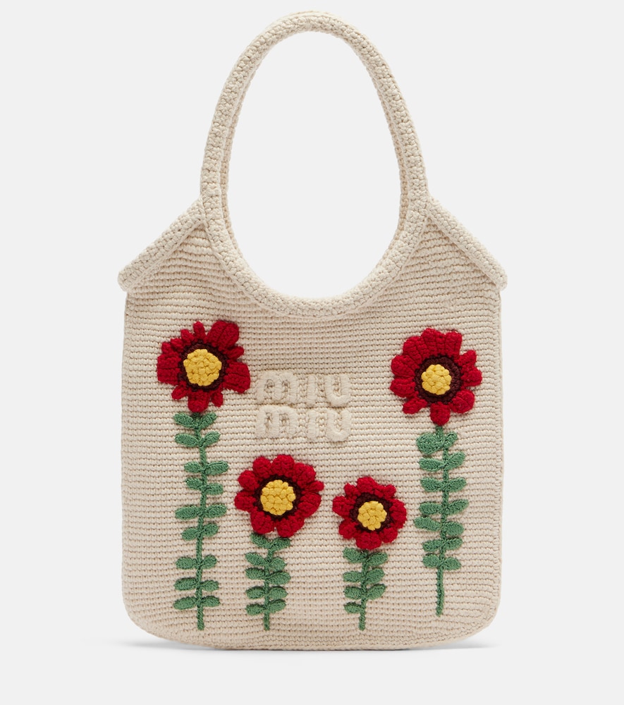 Borsa Ivy in crochet con ricamo