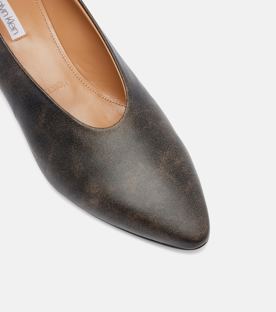  Calvin Klein Collection Calvin Klein Collection Pumps Bri Aus Leder 