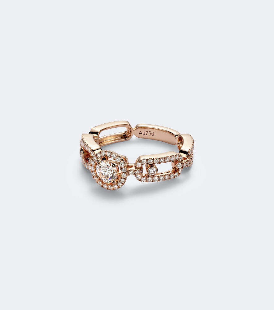 Messika Bague Move Link en or rose 18 ct et diamants 4990 €