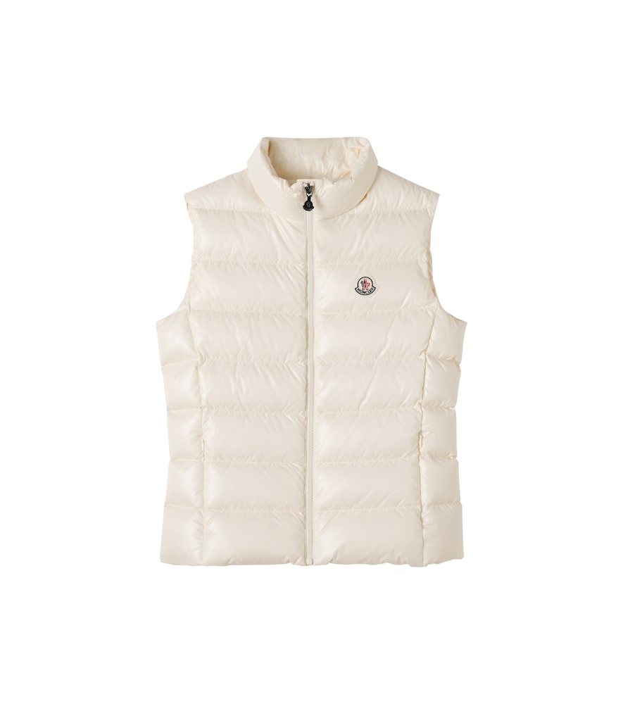 Moncler Enfant White Ghany Down Vest Y Size 14 - Mytheresa
