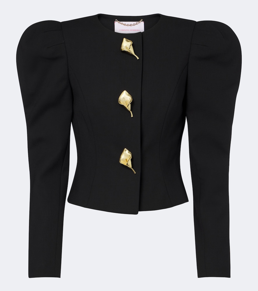Jacke aus einem Wollgemisch
