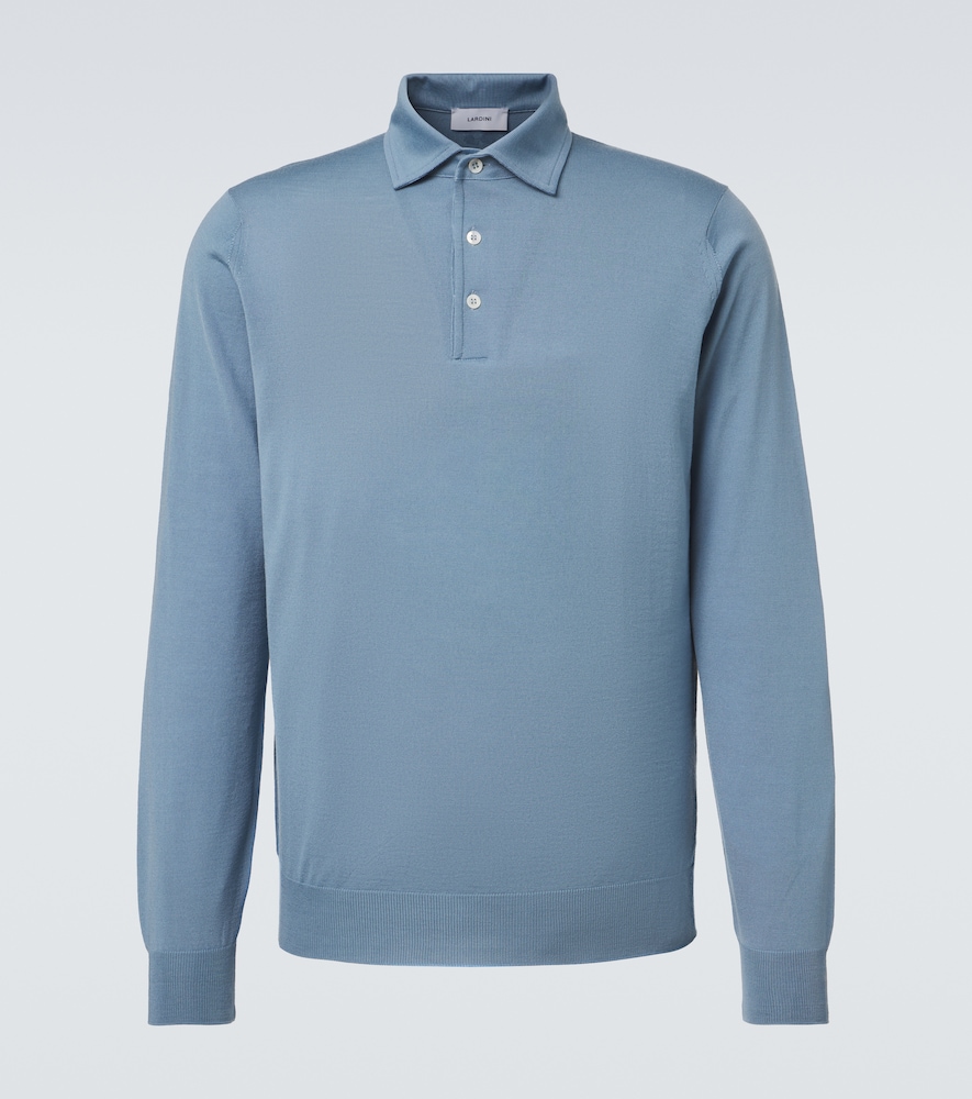 Pullover polo in lana