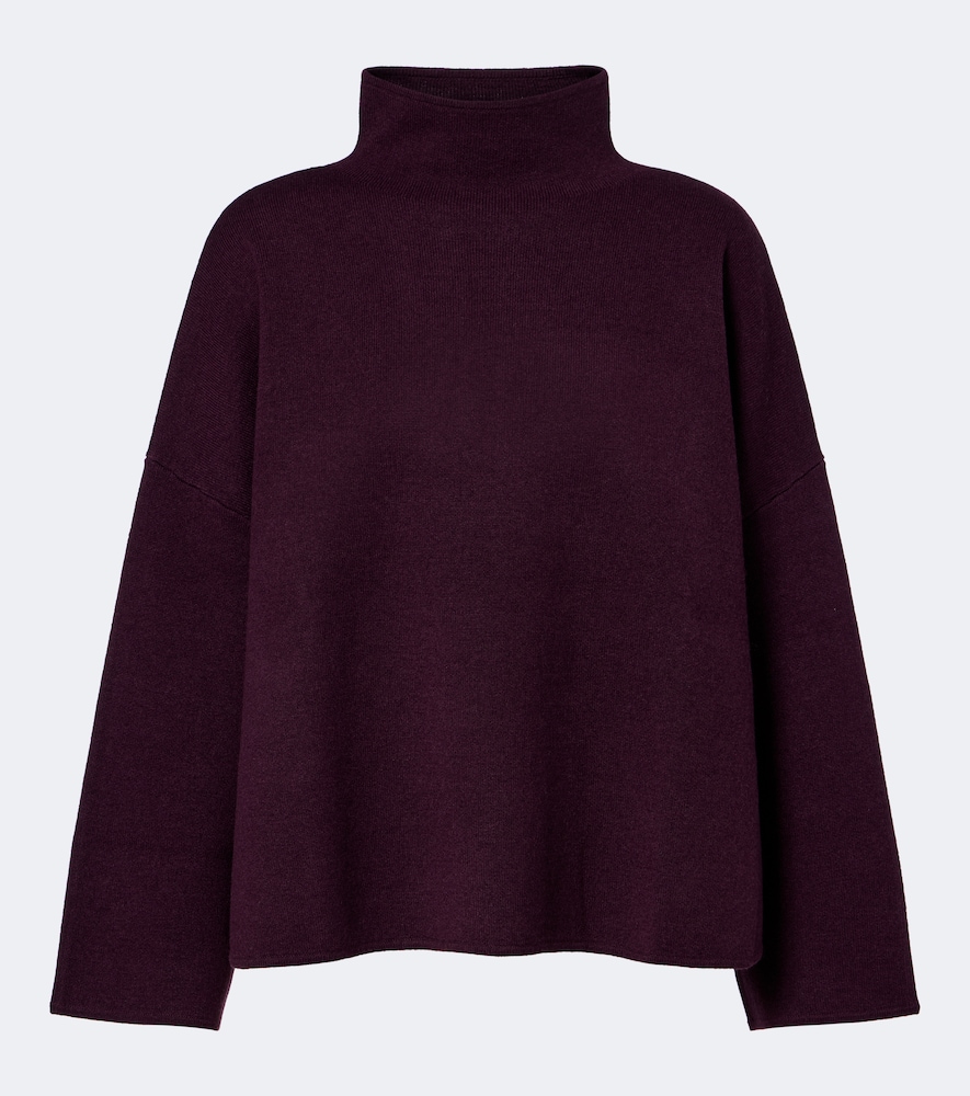 Jardin des Orangers Virgin wool and cashmere high neck sweater | Image 1