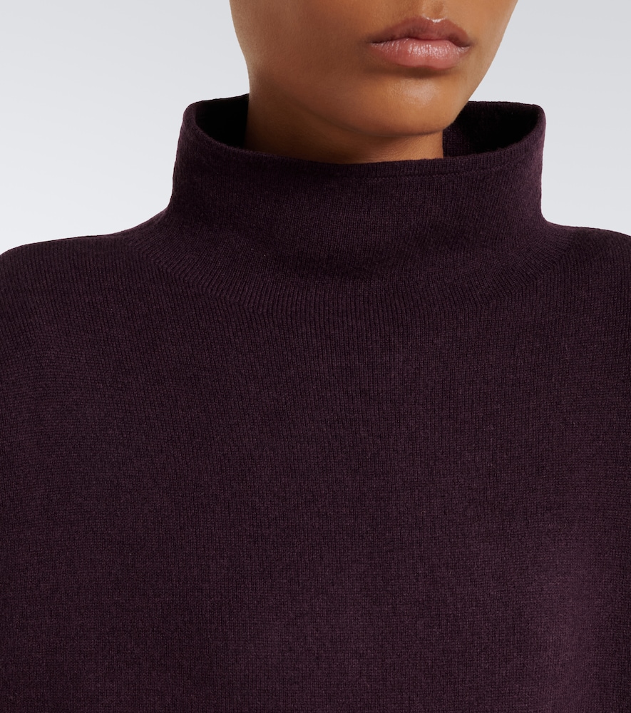 Virgin Wool And Cashmere High Neck Sweater