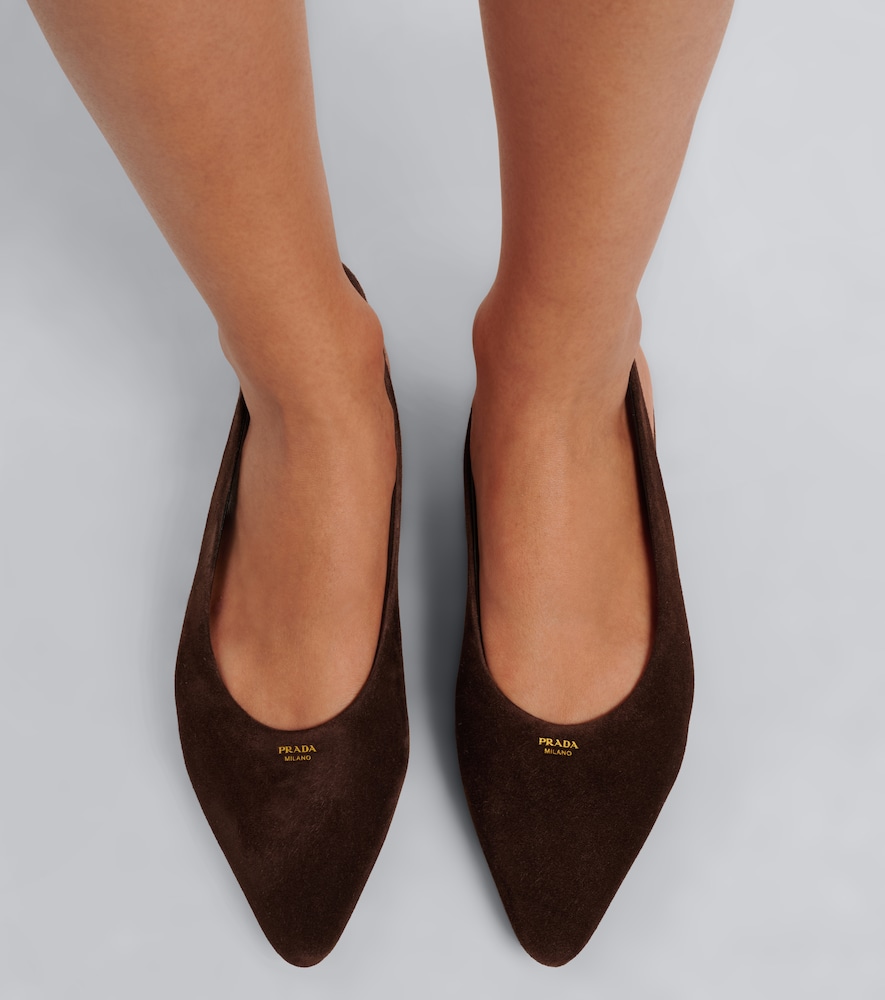 Suede Slingback