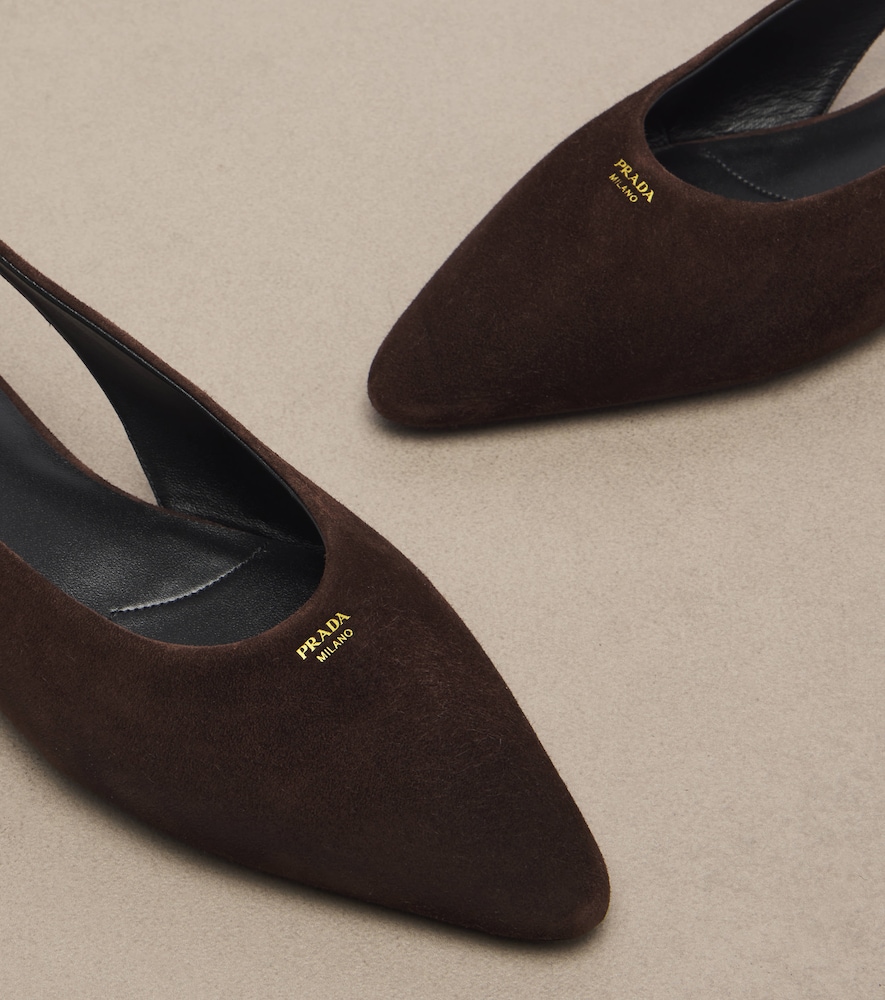 Suede Slingback