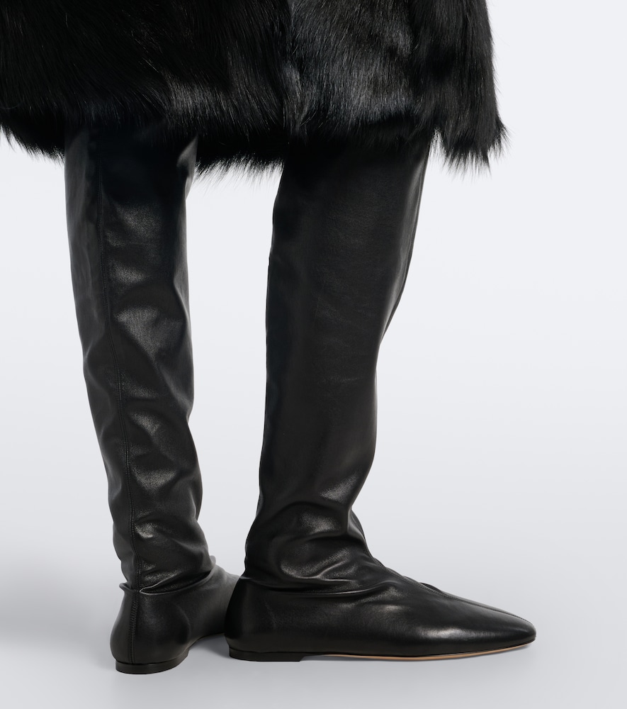 Leather Over-The-Knee Boots