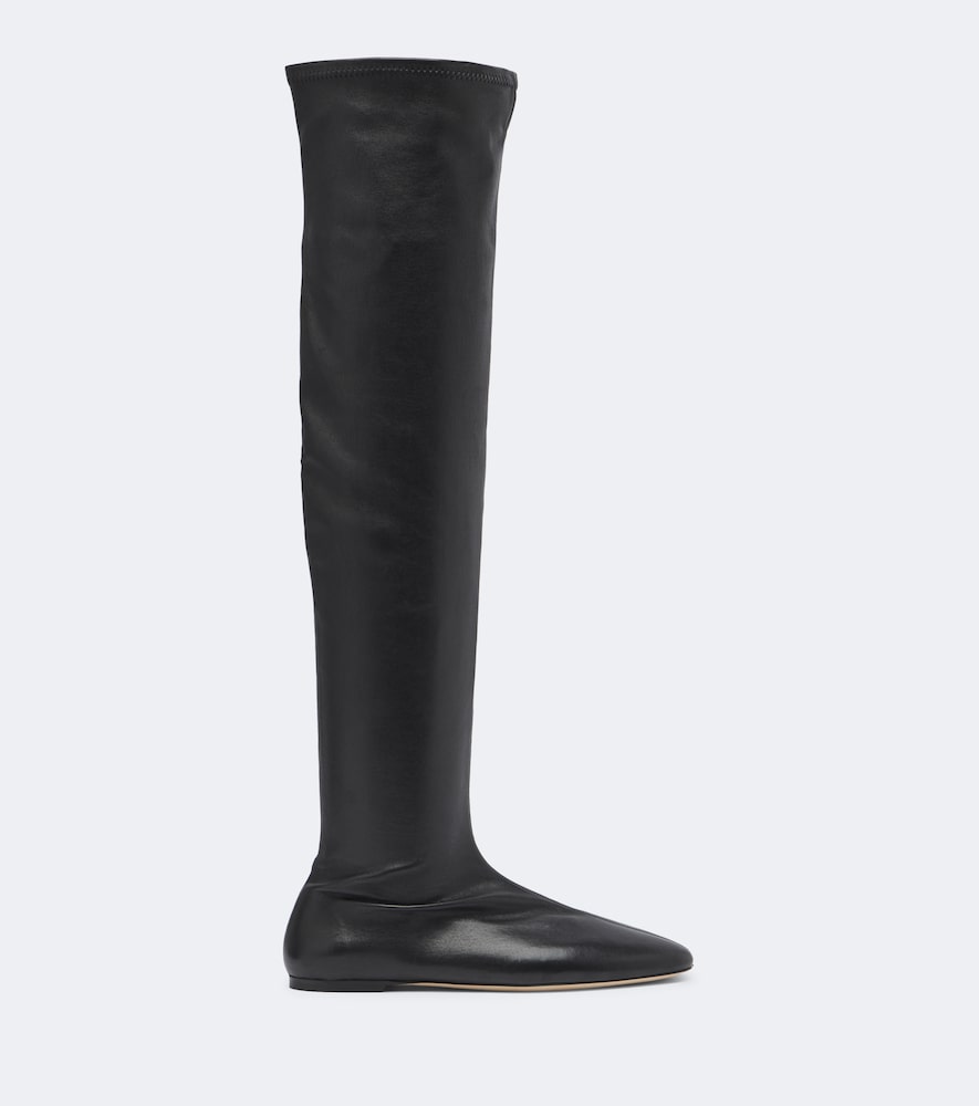 Leather Over-The-Knee Boots