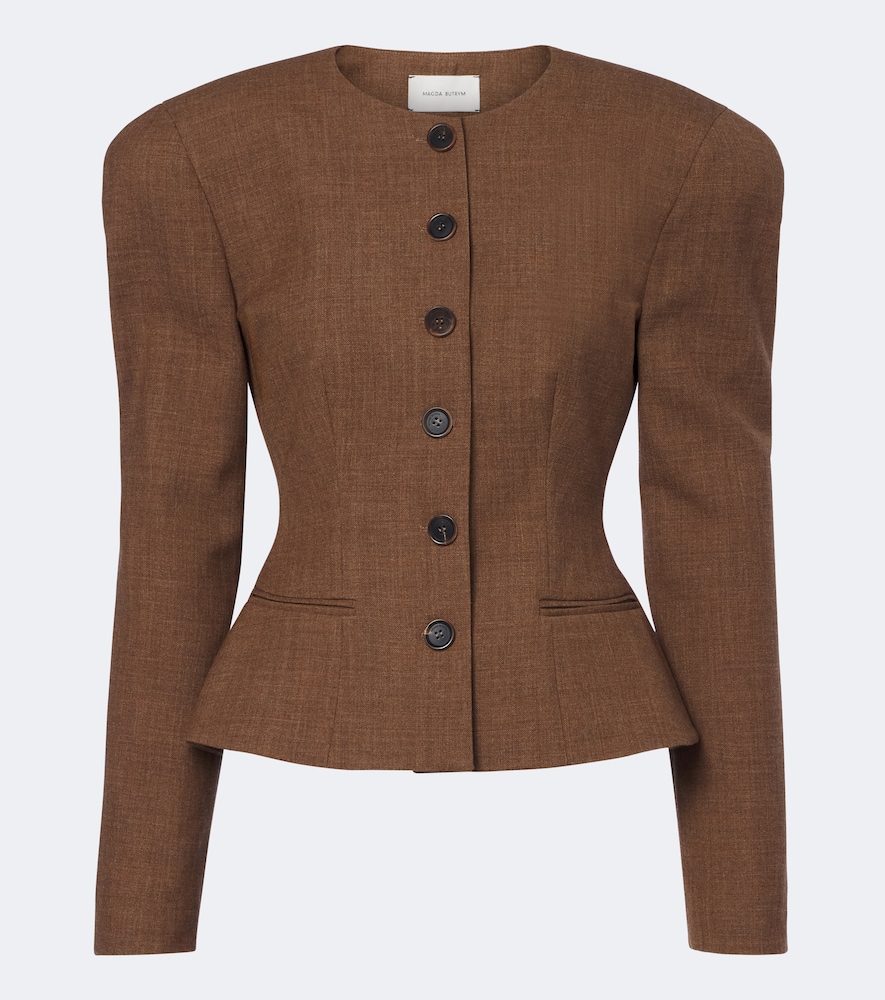 Jacke aus Schurwolle