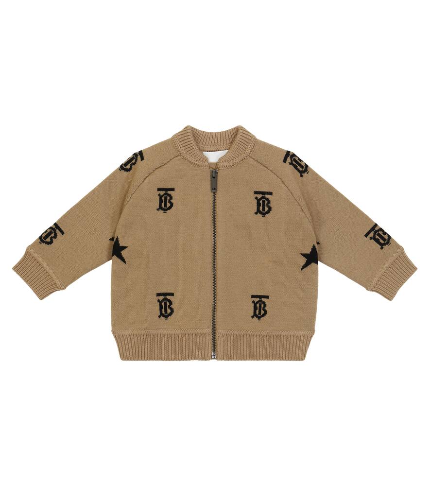 Burberry Kids Baby wool-blend cardigan
