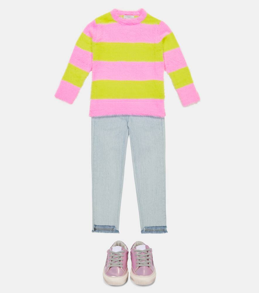 Stella Mccartney Striped Sweater In Multicolor